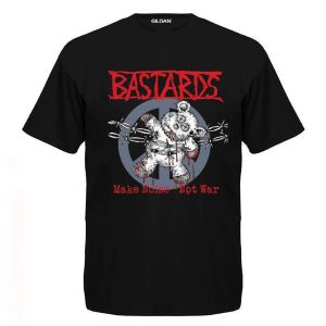 BASTARDS - Make Noise - Not War T-paita KOKO L