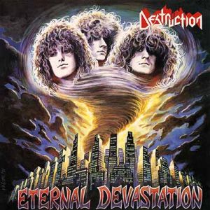 DESTRUCTION - Eternal Devastation LP UUSI LTD FIRE SPLATTER vinyl