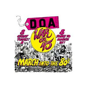 D.O.A. - War on 45 EP 12-INCH Sudden Death UUSI