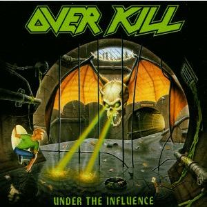 Overkill- UNDER THE INFLUENCE LP UUSI BMG LTD YELLOW vinyl