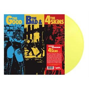4 SKINS - The Good, the Bad & the 4 Skins LP YELLOW VINYL Radiation Reissues