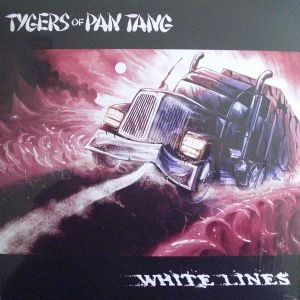 TYGERS OF PAN TANG - White Lines 12" EP Mighty Music LTD 500 COPIES